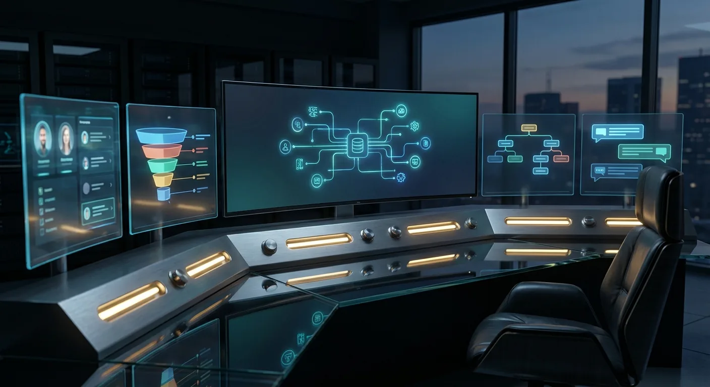 CRM command center dashboard