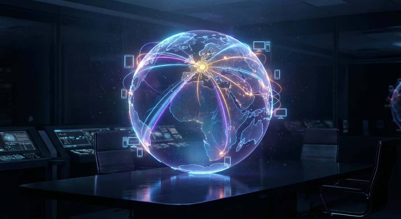 Digital marketing channels connecting globally