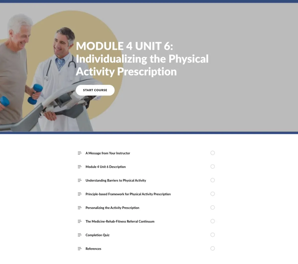 ACLM — Residency Curriculum